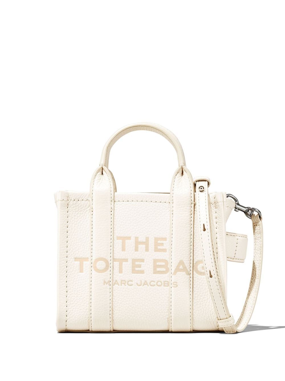 Marc Jacobs The Leather Crossbody Tote bag - White von Marc Jacobs