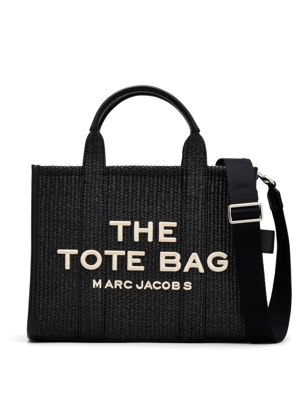 Marc Jacobs The Medium Woven Tote bag - Black von Marc Jacobs