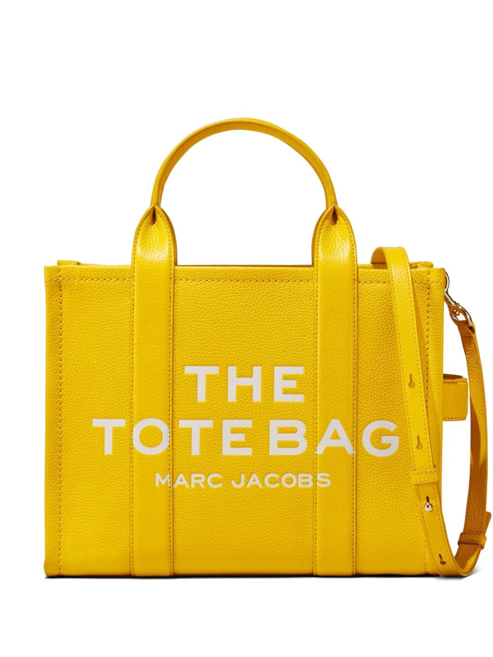 Marc Jacobs The Leather Medium Tote bag - Yellow von Marc Jacobs