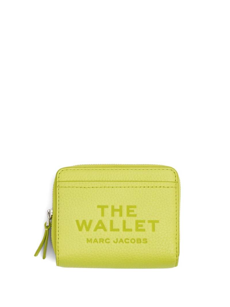 Marc Jacobs The Leather Mini compact wallet - Yellow von Marc Jacobs