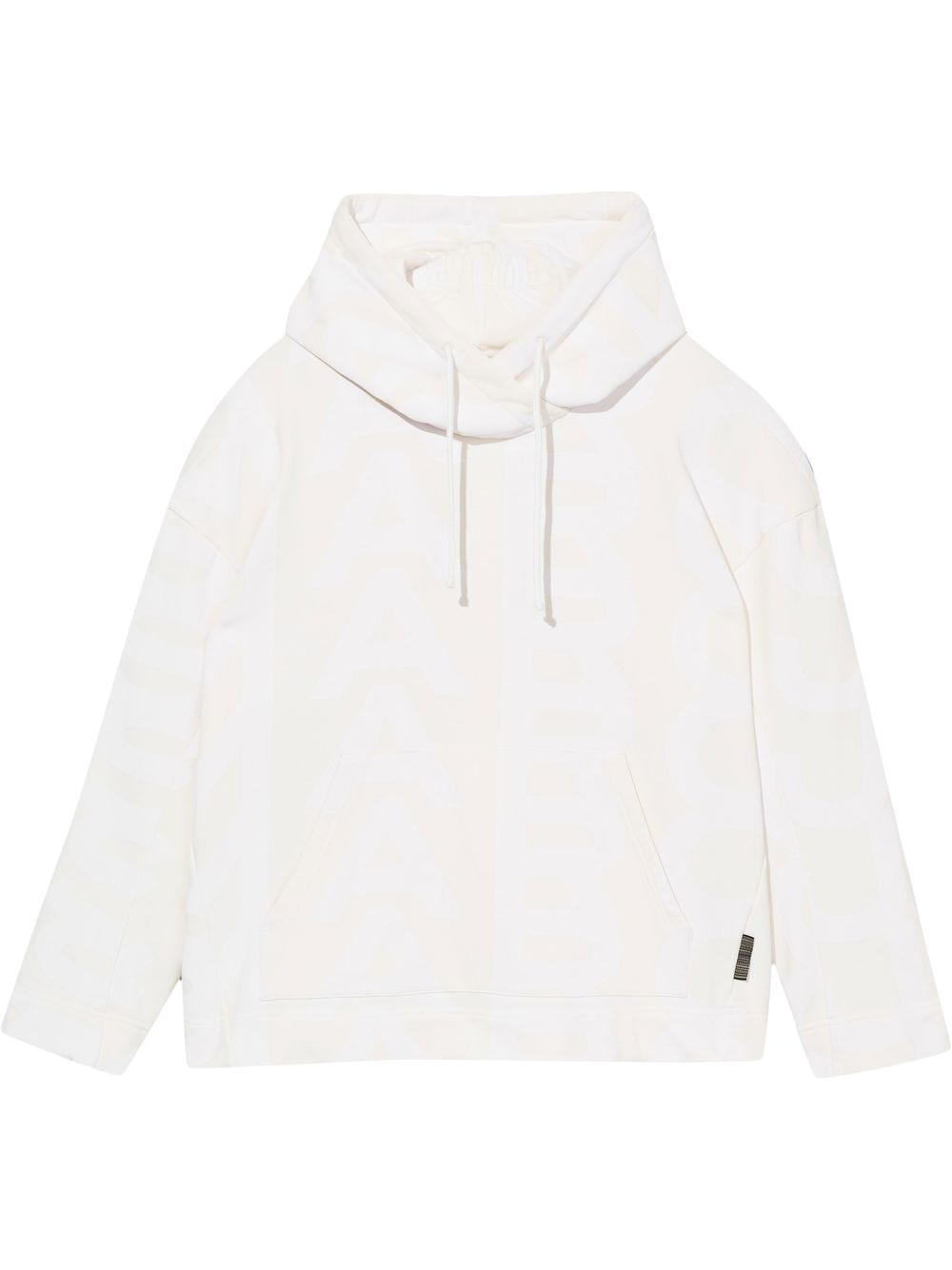 Marc Jacobs Monogram Oversized drawstring hoodie - White von Marc Jacobs