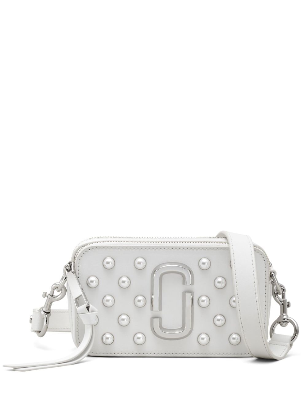 Marc Jacobs The Pearl Snapshot camera bag - White von Marc Jacobs