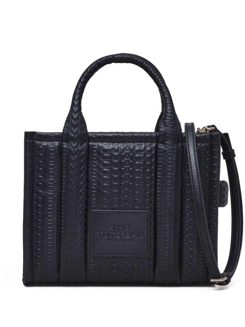 Marc Jacobs The Small monogram leather tote bag - Black von Marc Jacobs