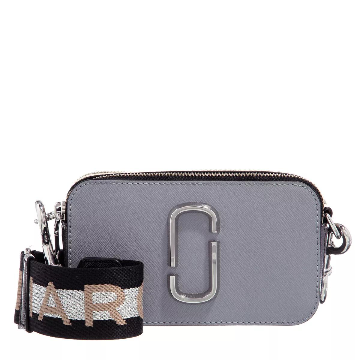 Marc Jacobs Umhängetasche - Logo Strap Snapshot Small Camera Bag Leather - Gr. unisize - in Grau - für Damen von Marc Jacobs