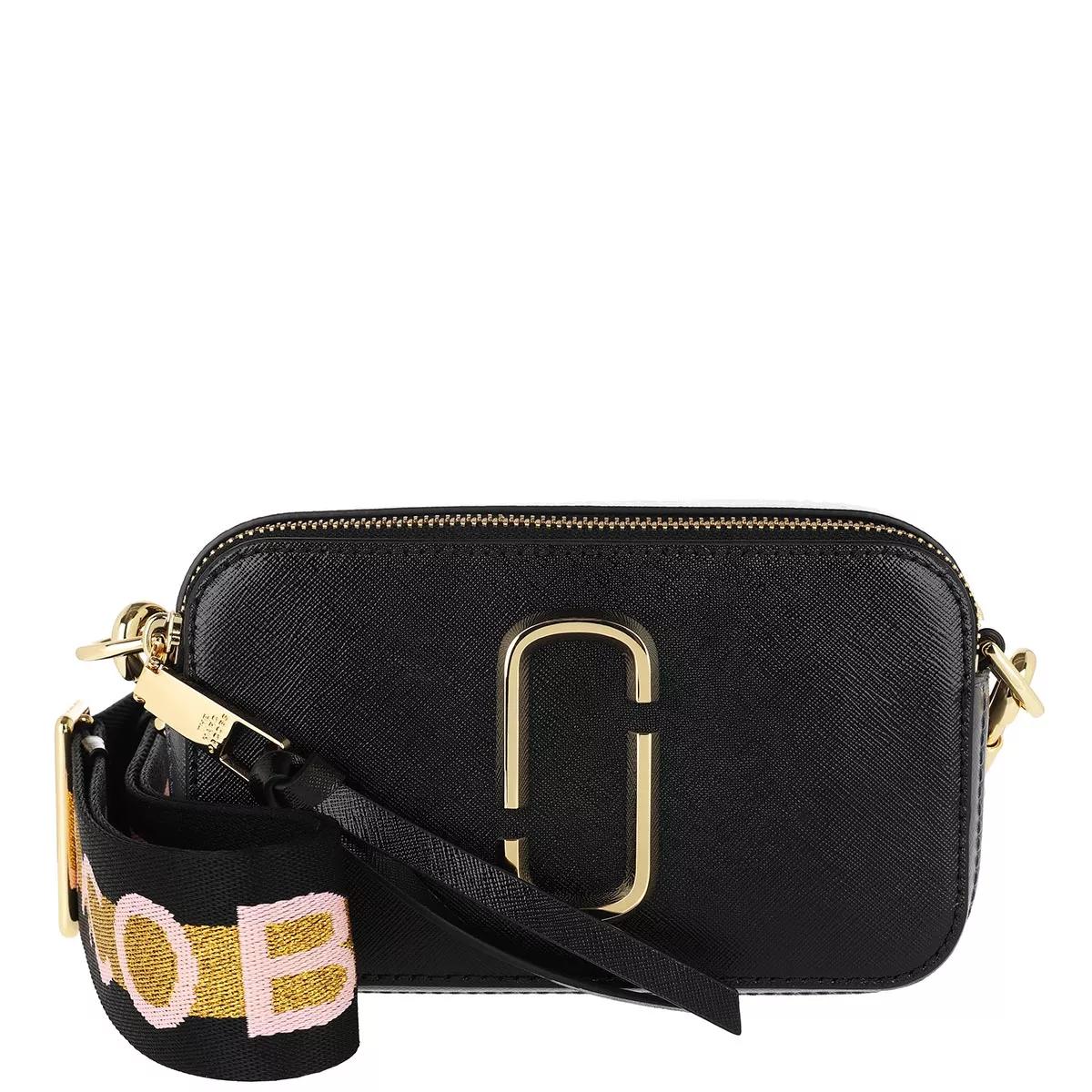 Marc Jacobs Umhängetasche - Logo Strap Snapshot Small Camera Bag Leather - Gr. unisize - in Schwarz - für Damen von Marc Jacobs