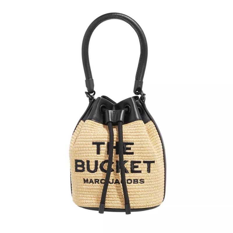 Marc Jacobs Umhängetasche - Raffia Bucket Bag - Gr. unisize - in Beige - für Damen von Marc Jacobs