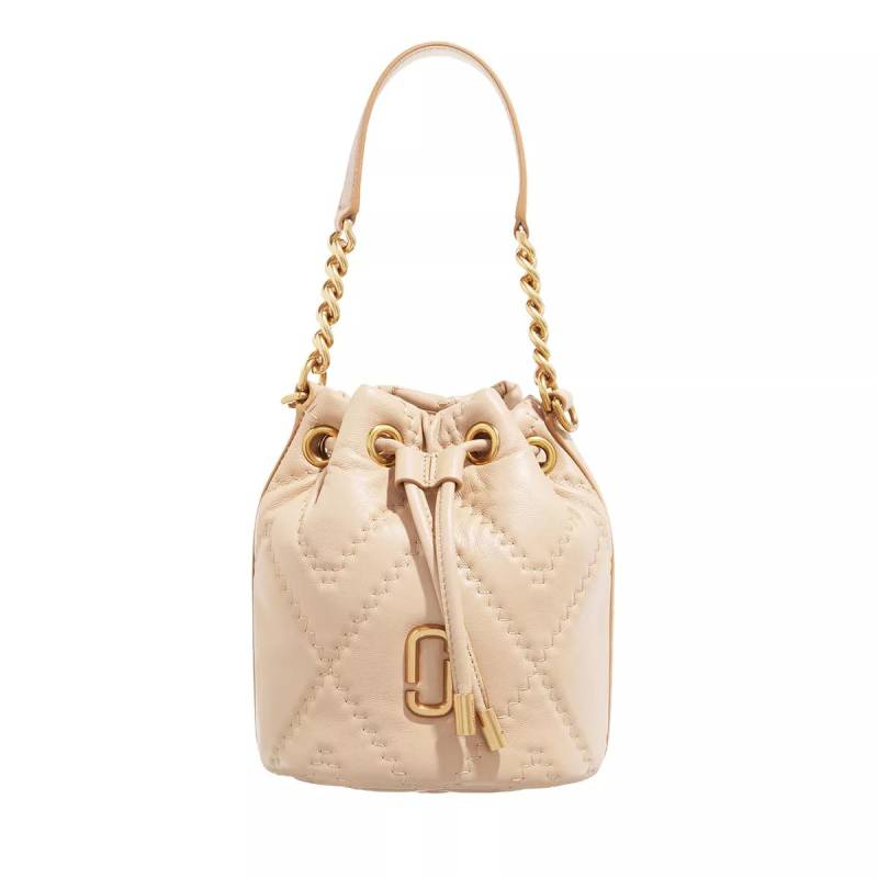 Marc Jacobs Umhängetasche - The Bucket Quilted Leather - Gr. unisize - in Braun - für Damen von Marc Jacobs