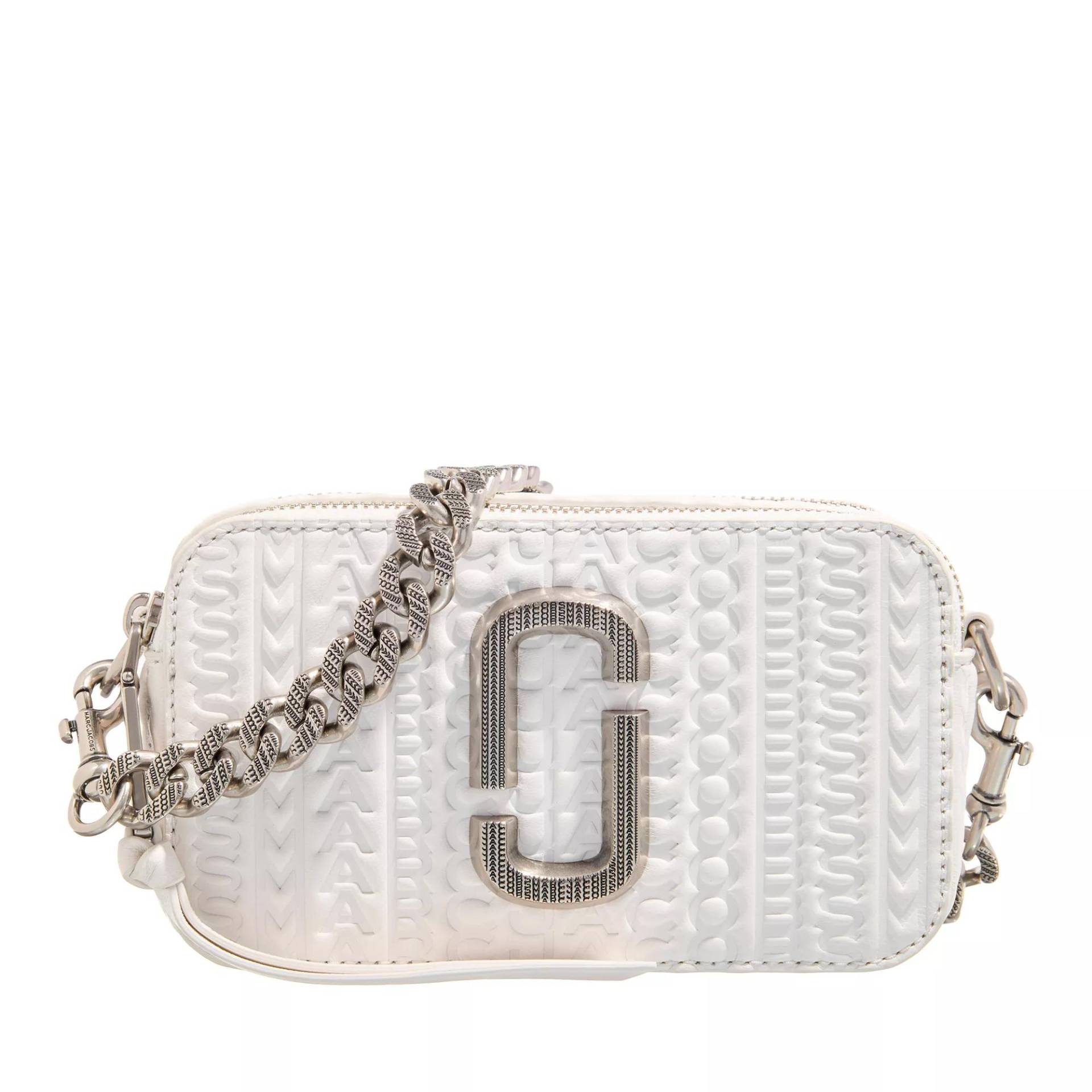 Marc Jacobs Schultertasche - The Monogram Debossed Snapshot - Gr. unisize - in Weiß - für Damen Marc Jacobs Schultertasche - The Monogram Debossed Snapshot - Gr. unisize - in Weiß - für Damen von Marc Jacobs