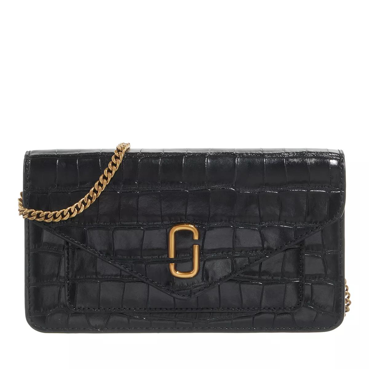 Marc Jacobs Umhängetasche - Wallet With Shoulder Strap - Gr. unisize - in Schwarz - für Damen von Marc Jacobs