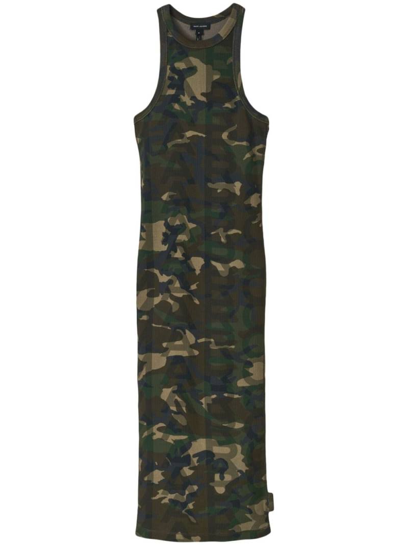 Marc Jacobs camouflage-print ribbed dress - Green von Marc Jacobs