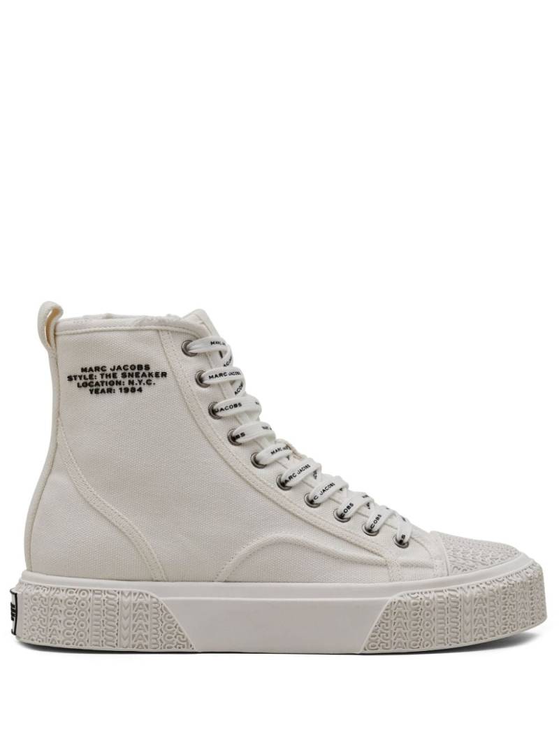 Marc Jacobs canvas high-top sneakers - White von Marc Jacobs