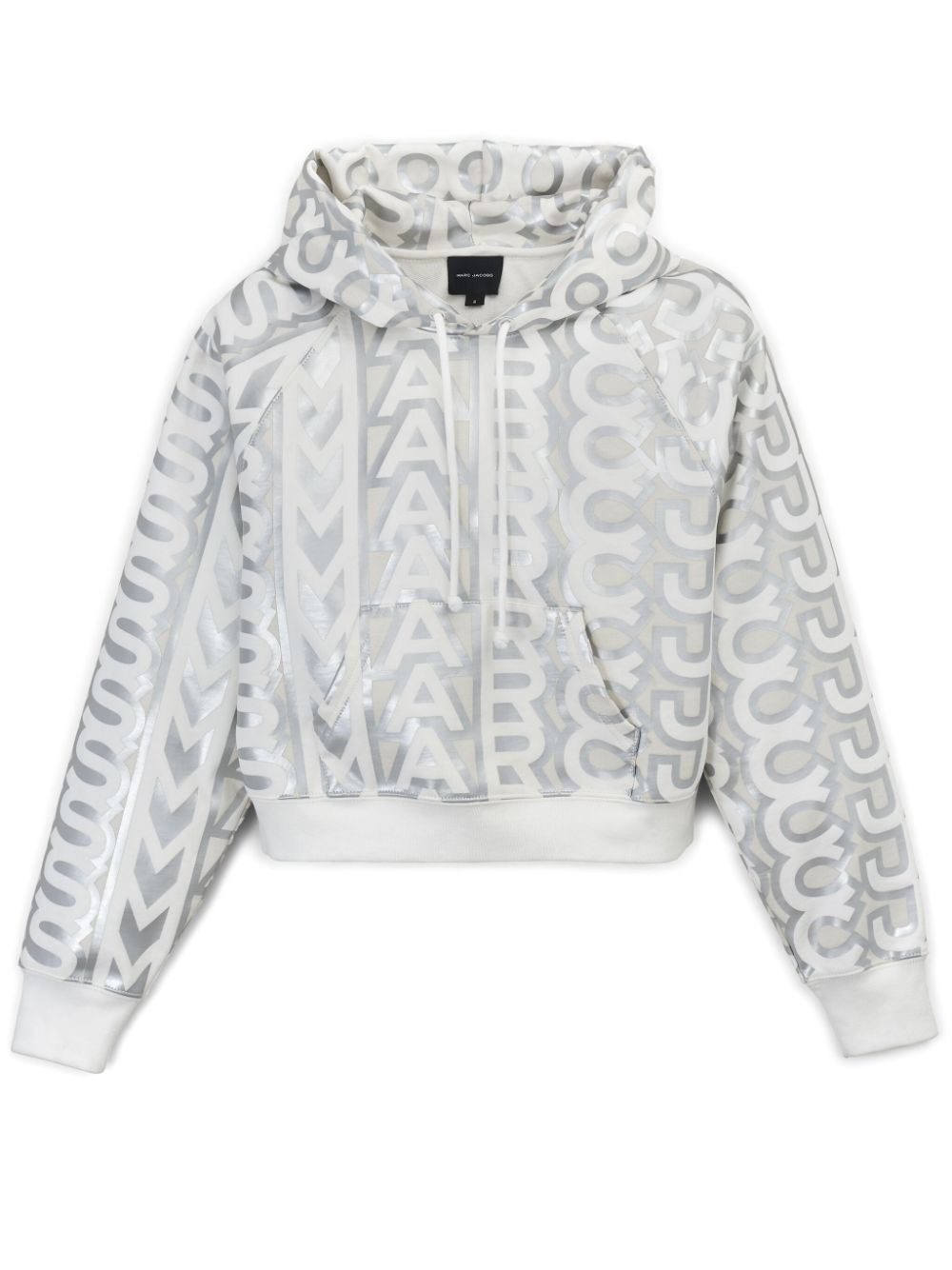 Marc Jacobs Monogram cropped hoodie - White von Marc Jacobs