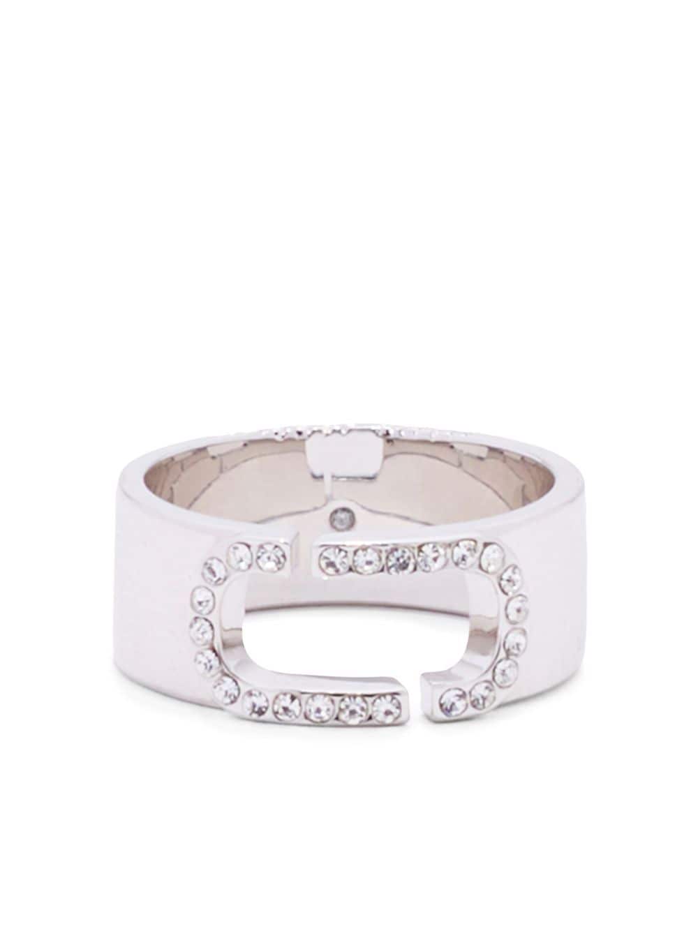Marc Jacobs pave band ring - Silver von Marc Jacobs