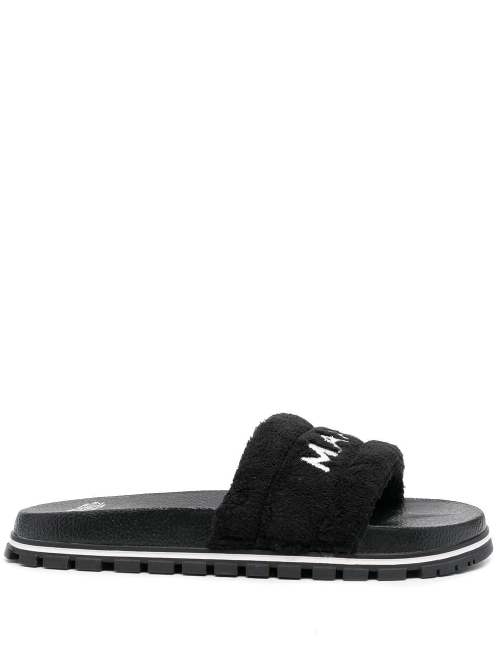 Marc Jacobs The Slide Terry slides - Black von Marc Jacobs