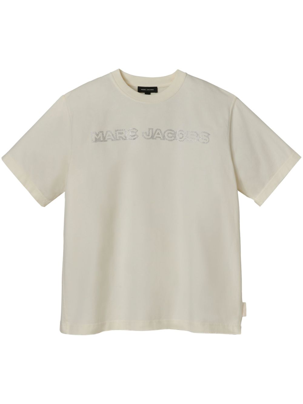 Marc Jacobs crystal-embellished cotton T-shirt - Neutrals von Marc Jacobs