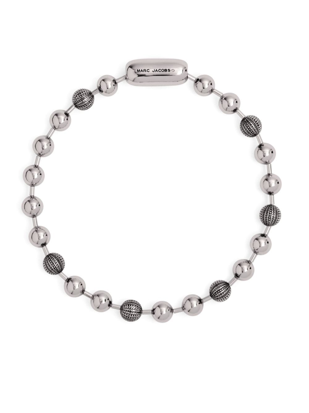 Marc Jacobs The Monogram ball-chain necklace - Silver von Marc Jacobs