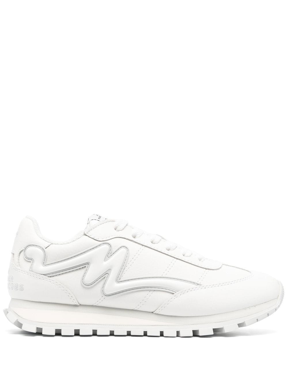 Marc Jacobs The Jogger leather sneakers - White von Marc Jacobs