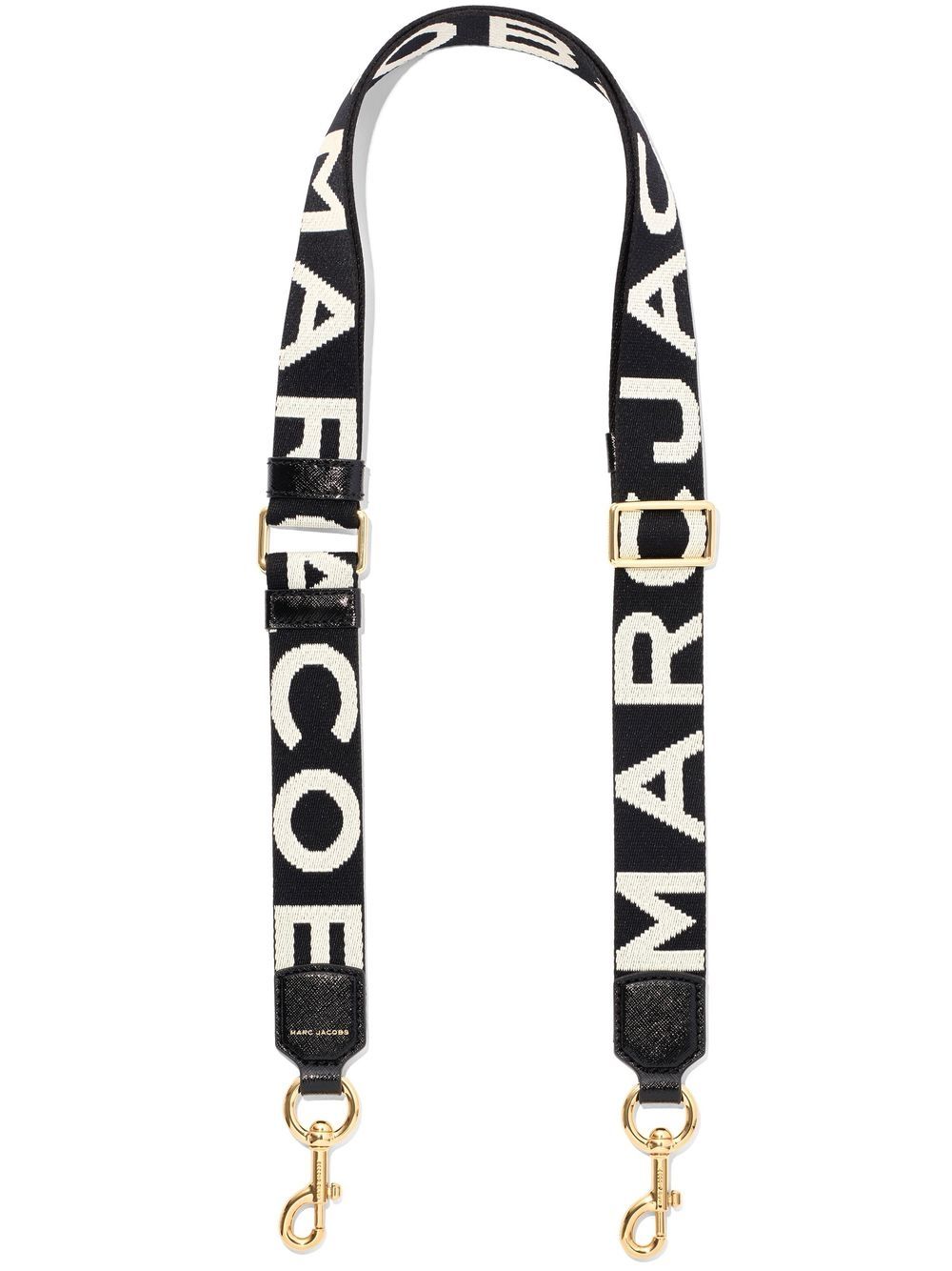 Marc Jacobs The Thin Strap' logo-print strap - Black von Marc Jacobs