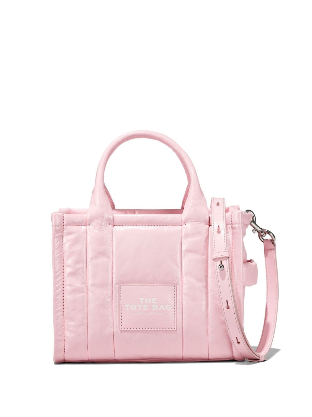 Marc Jacobs The Shiny Crinkle Small Tote bag - Pink von Marc Jacobs