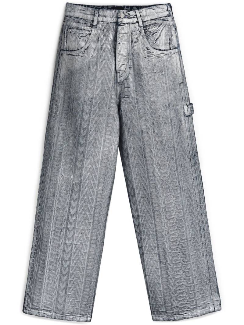 Marc Jacobs Monogram Oversized jeans - Silver von Marc Jacobs