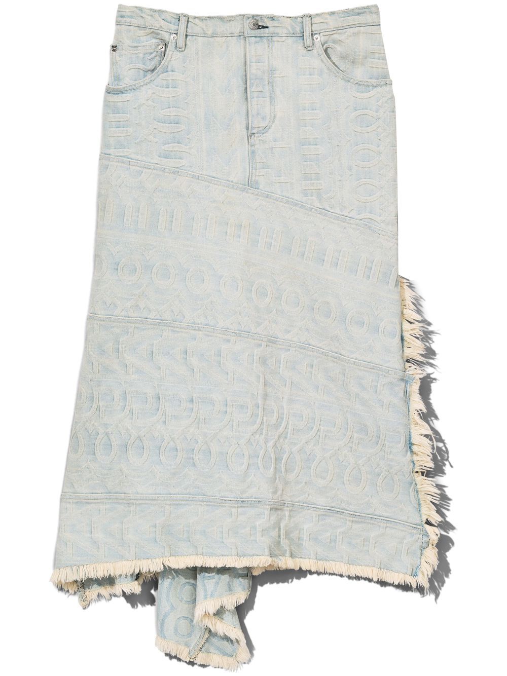 Marc Jacobs The Monogram denim skirt - Grey von Marc Jacobs