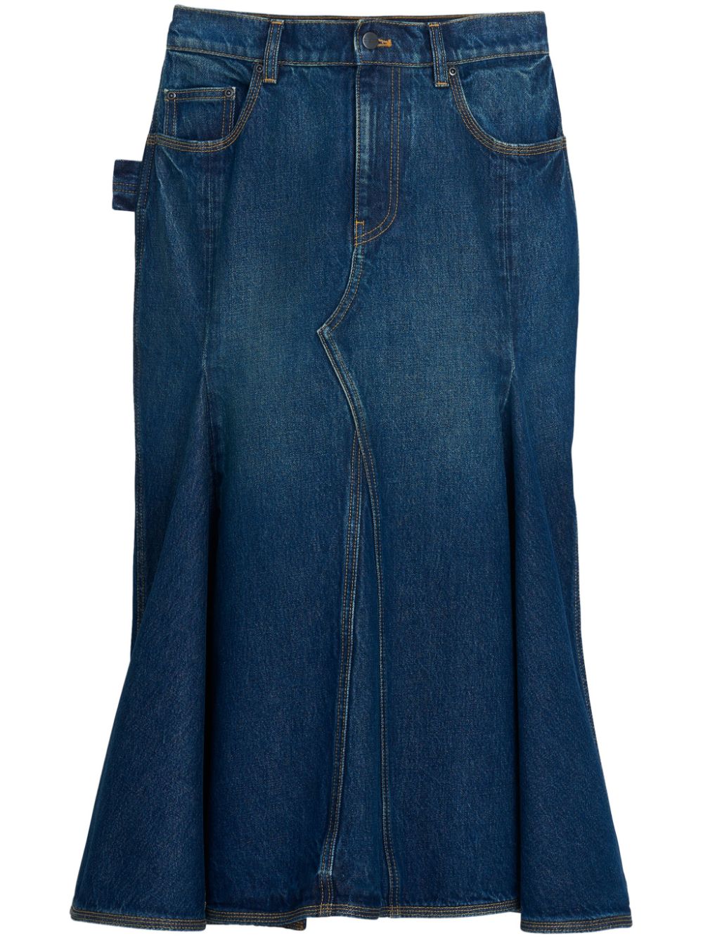 Marc Jacobs Paneled denim skirt - Blue von Marc Jacobs