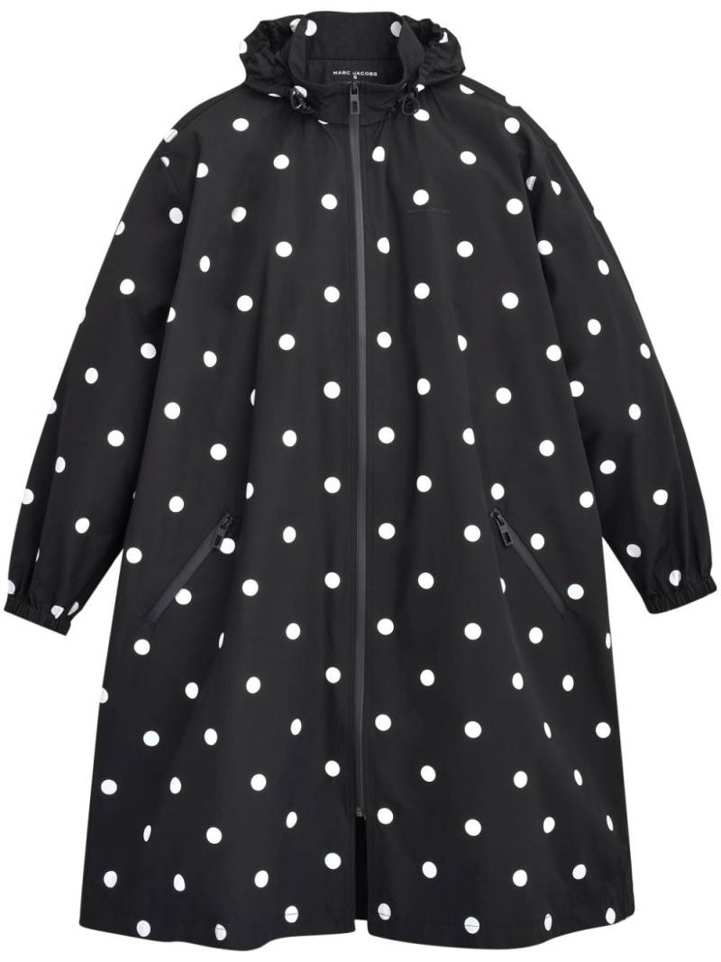 Marc Jacobs Spots long windbreaker - Black von Marc Jacobs