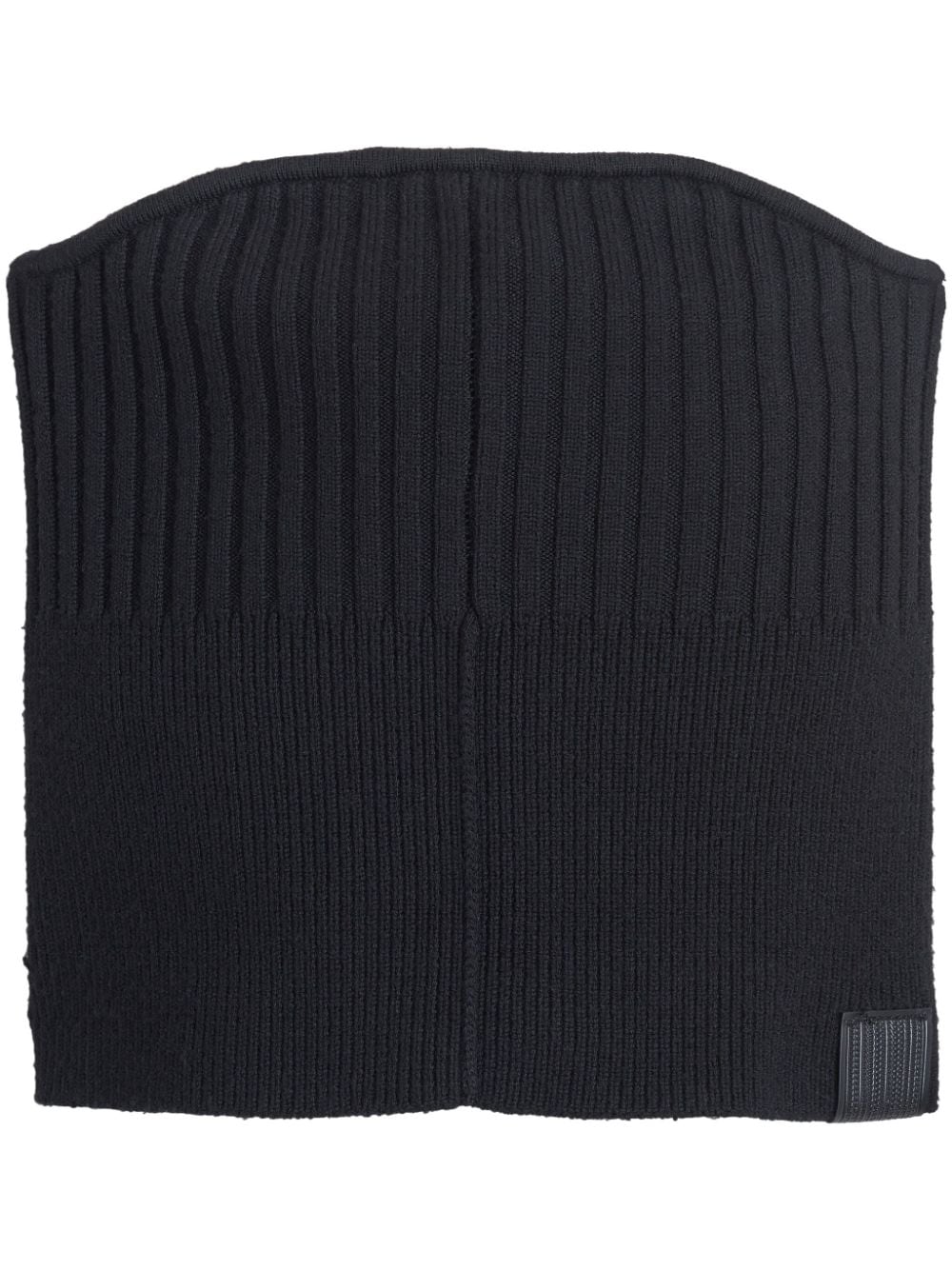 Marc Jacobs Tube ribbed knit top - Black von Marc Jacobs