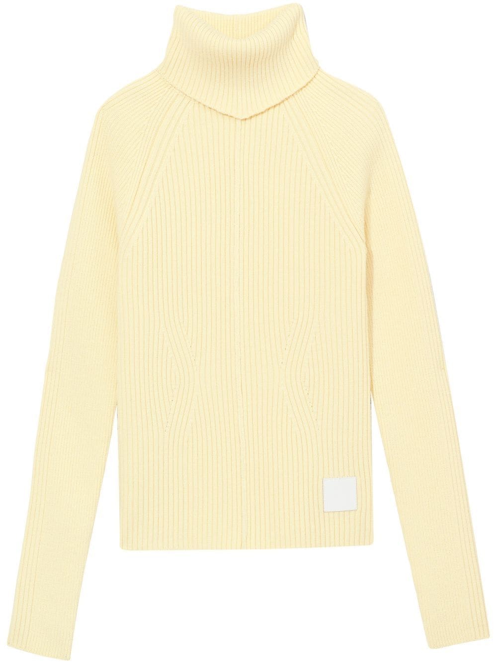 Marc Jacobs ribbed turtleneck jumper - Yellow von Marc Jacobs