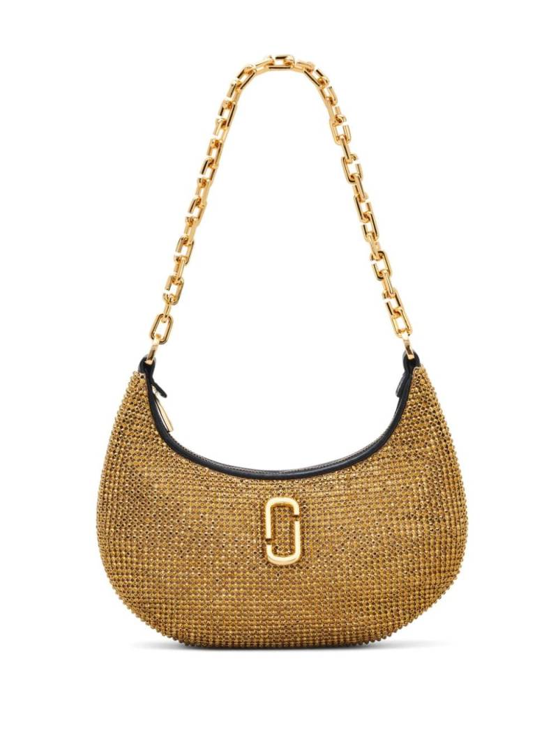 Marc Jacobs small The Rhinestone Curve shoulder bag - Gold von Marc Jacobs