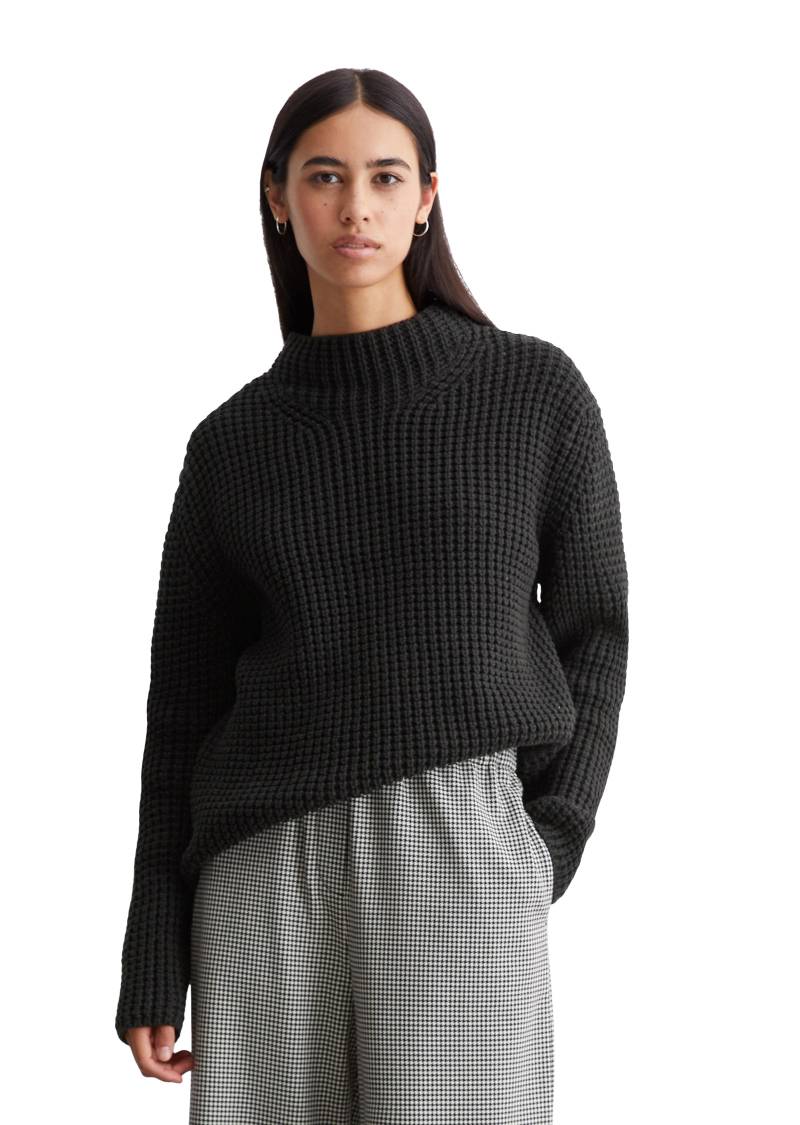 Marc O'Polo DENIM Stehkragenpullover, mit angesagtem Strickmuster von Marc O'Polo DENIM