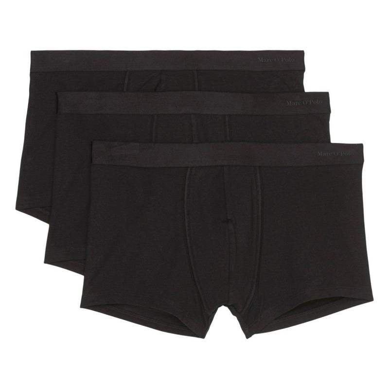 3er Pack Essentials Organic Cotton - Retro Short Pant Herren Schwarz XXL von Marc O'Polo