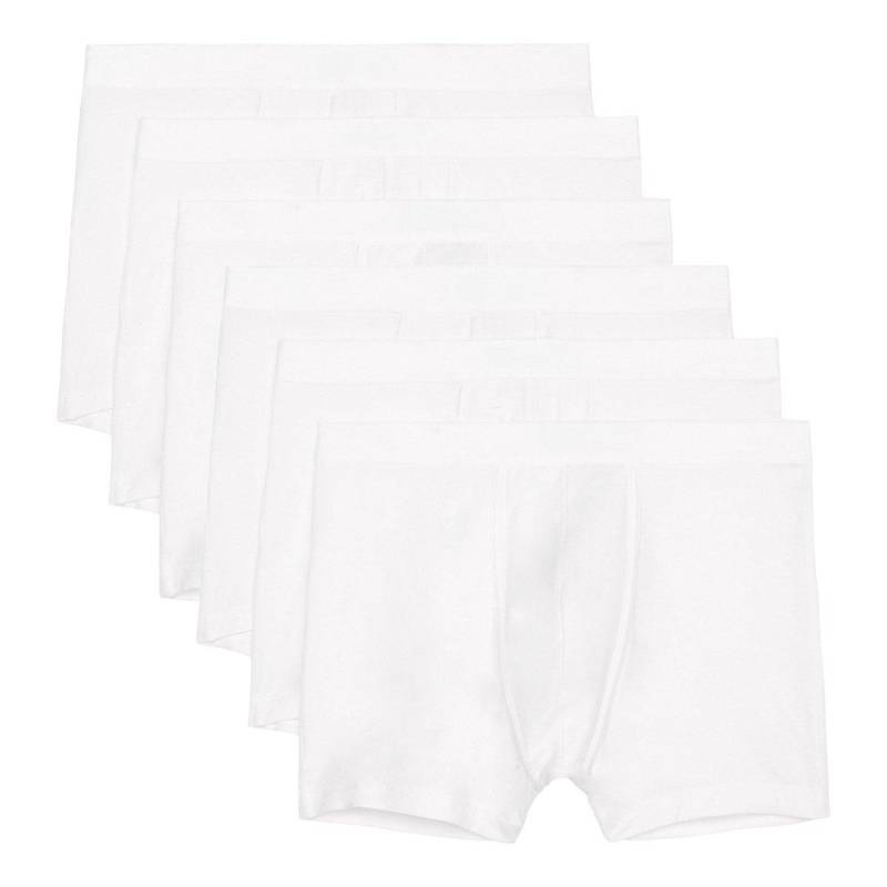 6er Pack Essentials Organic Cotton - Long Short Pant Herren Weiss XXL von Marc O'Polo