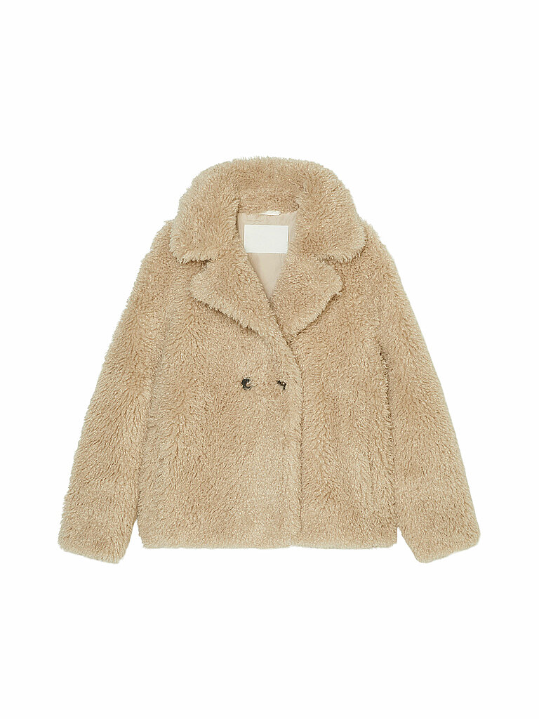 MARC O'POLO Jacke in Felloptik camel | 38 von Marc O'Polo