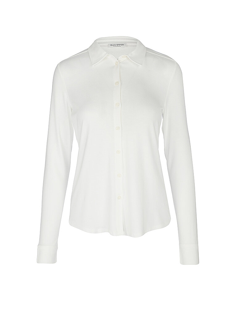 MARC O'POLO Jerseybluse weiss | L von Marc O'Polo