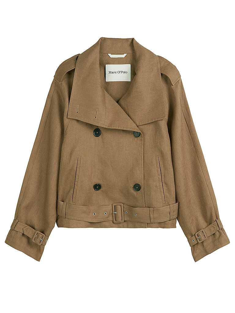 MARC O'POLO Leinenjacke  braun | 40 von Marc O'Polo
