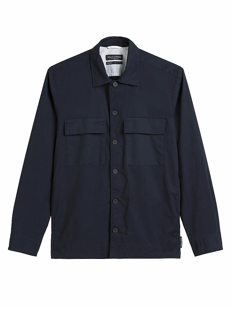MARC O'POLO Overshirt dunkelblau | L von Marc O'Polo
