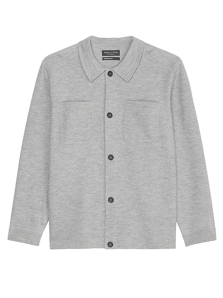 MARC O'POLO Overshirt  grau | M von Marc O'Polo