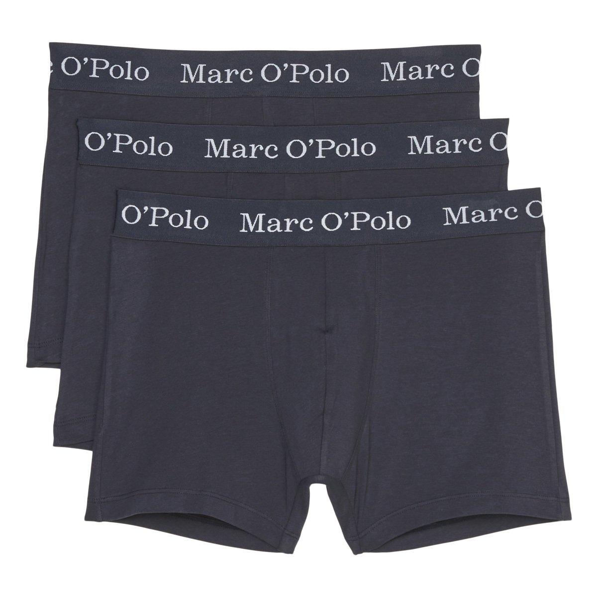 3er Pack Elements Organic Cotton - Long Short Pant Herren Blau S von Marc O'Polo