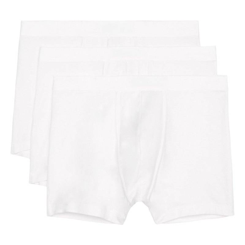 3er Pack Essentials Organic Cotton - Long Short Pant Herren Weiss S von Marc O'Polo