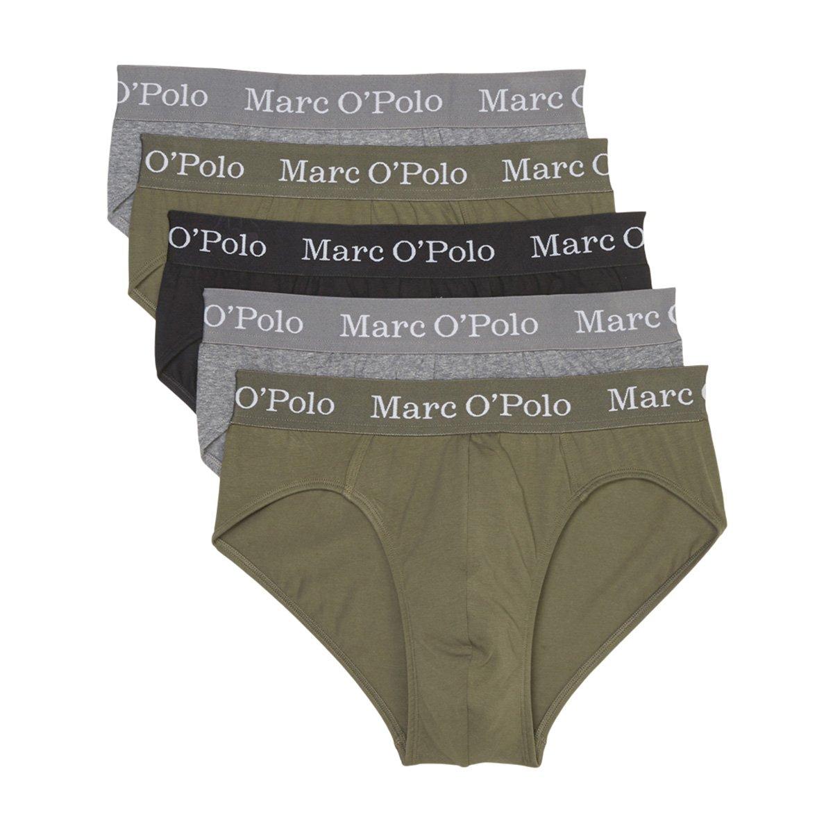 5er Pack Elements Organic Cotton - Slip Unterhose Herren Multicolor S von Marc O'Polo