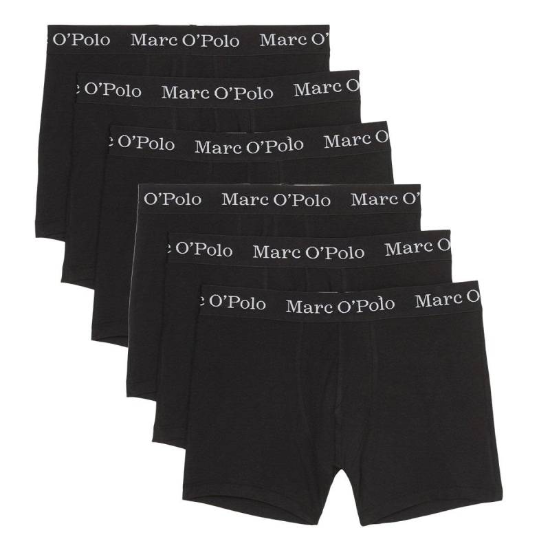 6er Pack Elements Organic Cotton - Long Short Pant Herren Schwarz S von Marc O'Polo