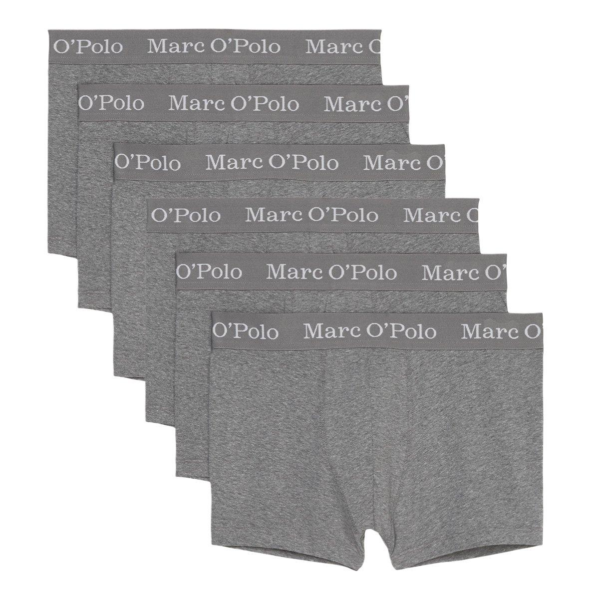6er Pack Elements Organic Cotton - Retro Short Pant Herren Grau S von Marc O'Polo
