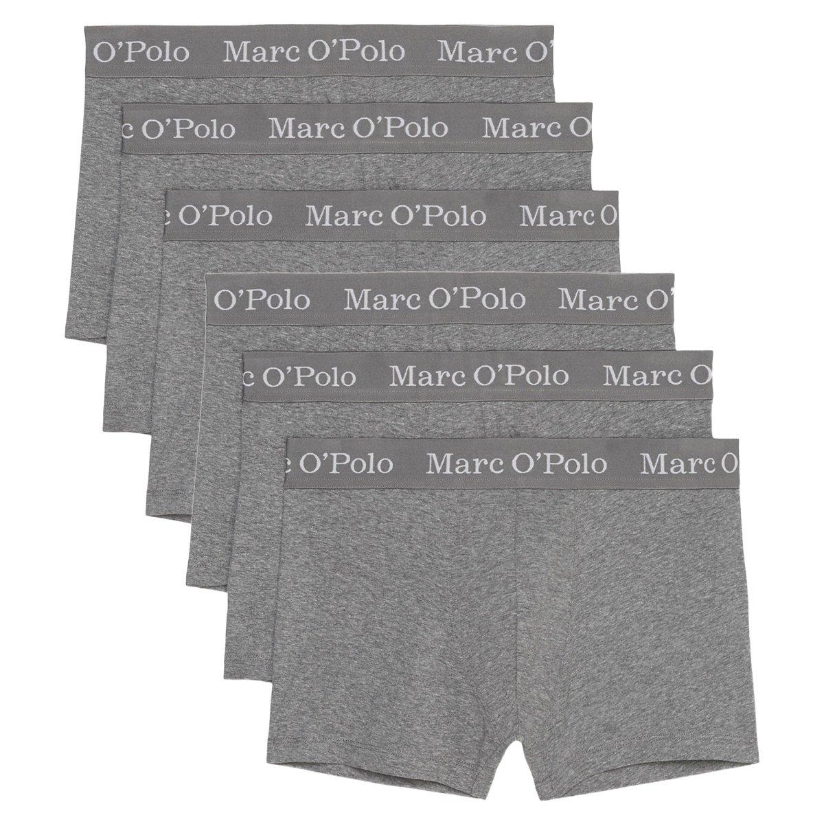 6er Pack Elements Organic Cotton - Retro Short Pant Herren Grau XXL von Marc O'Polo