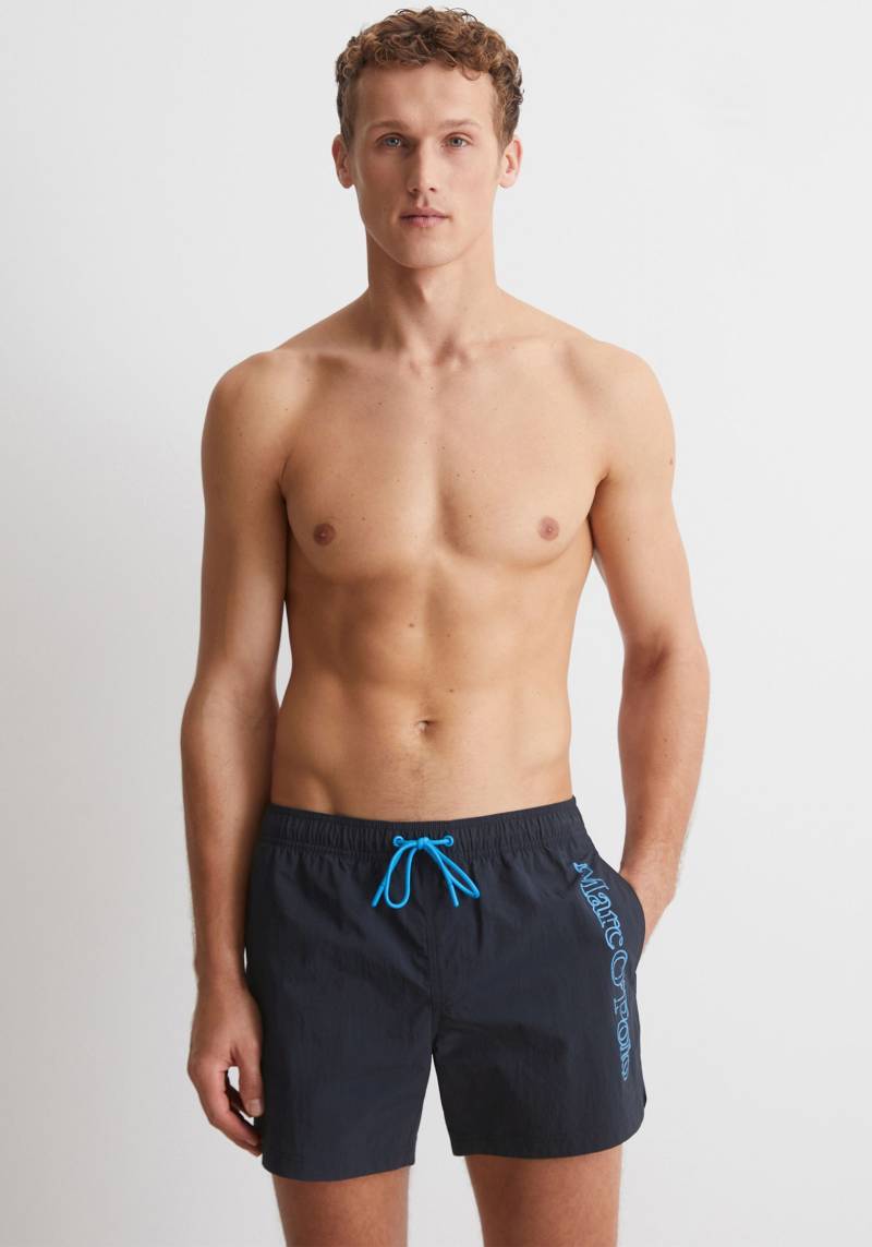 Marc O'Polo Badeshorts »Essentials Beach Jersey«, mit seitlichem Schriftzug-Design von Marc O'Polo