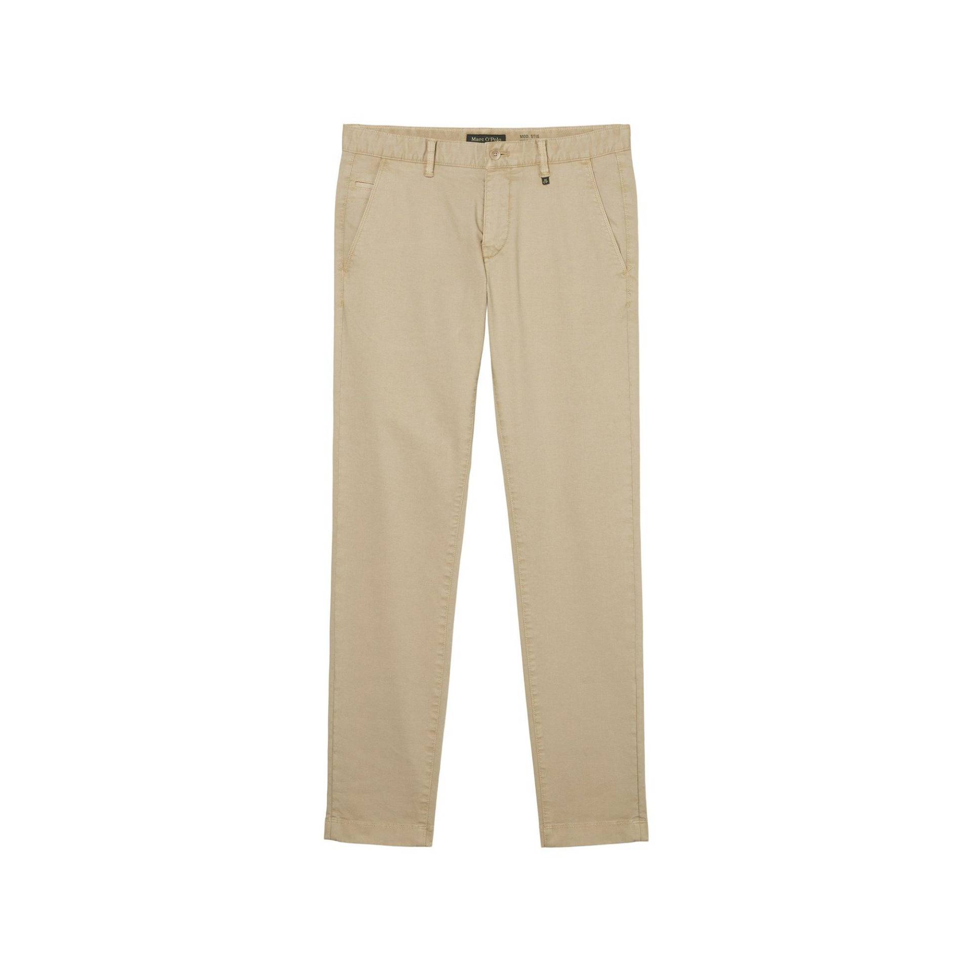 Chinohose, Tapered Fit Herren Sand L32/W32 von Marc O'Polo