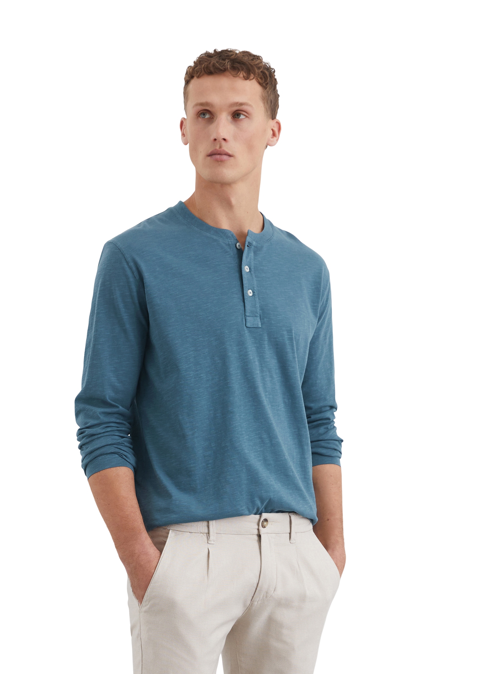Marc O'Polo Henleyshirt, leichte Struktur für eine dezente, lebendige Optik Marc O'Polo Henleyshirt, leichte Struktur für eine dezente, lebendige Optik von Marc O'Polo