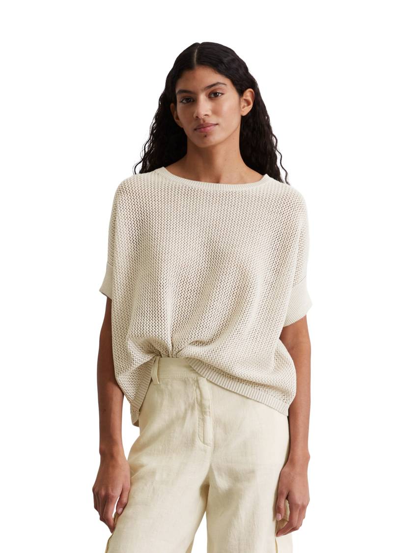 Marc O'Polo Kurzarmpullover, mit lässiger Netzstruktur, oversize von Marc O'Polo