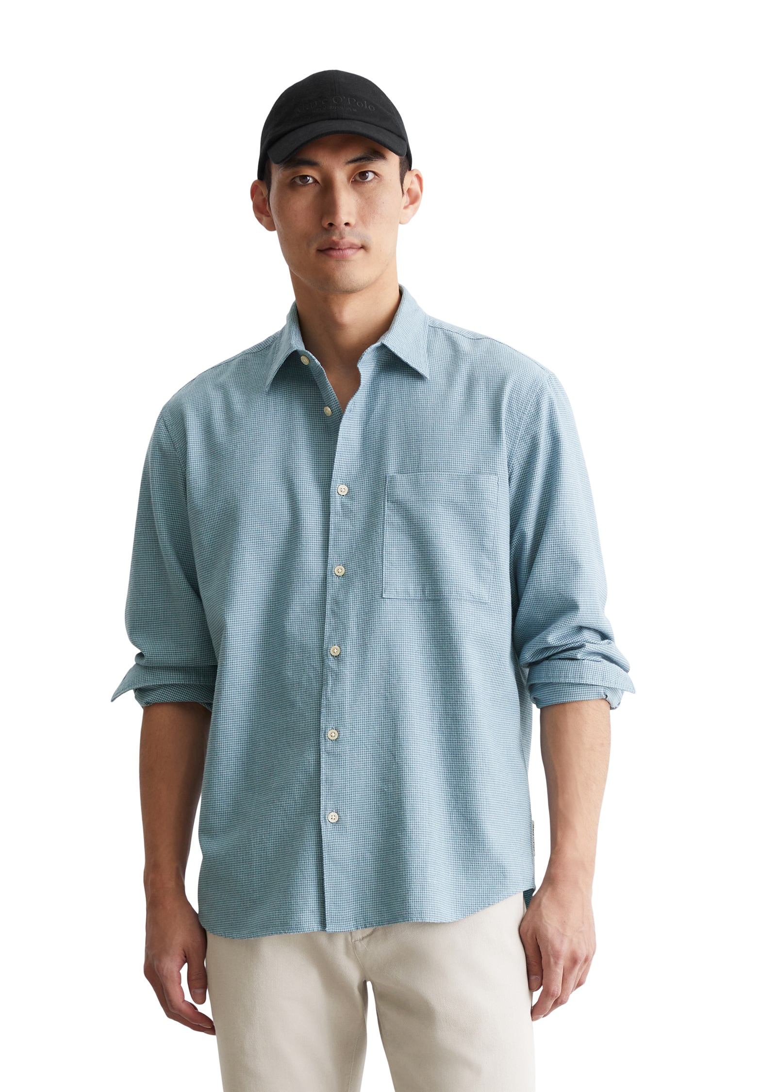 Marc O'Polo Langarmhemd, In softer, leichter Flanell-Qualität Marc O'Polo Langarmhemd, In softer, leichter Flanell-Qualität von Marc O'Polo