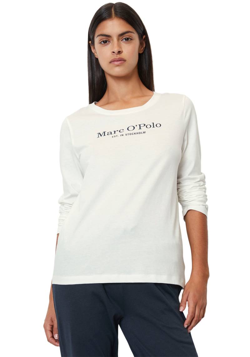 Marc O'Polo Langarmshirt »Mix & Match Cotton«, mit Brustprint in Kontrastfarbe von Marc O'Polo